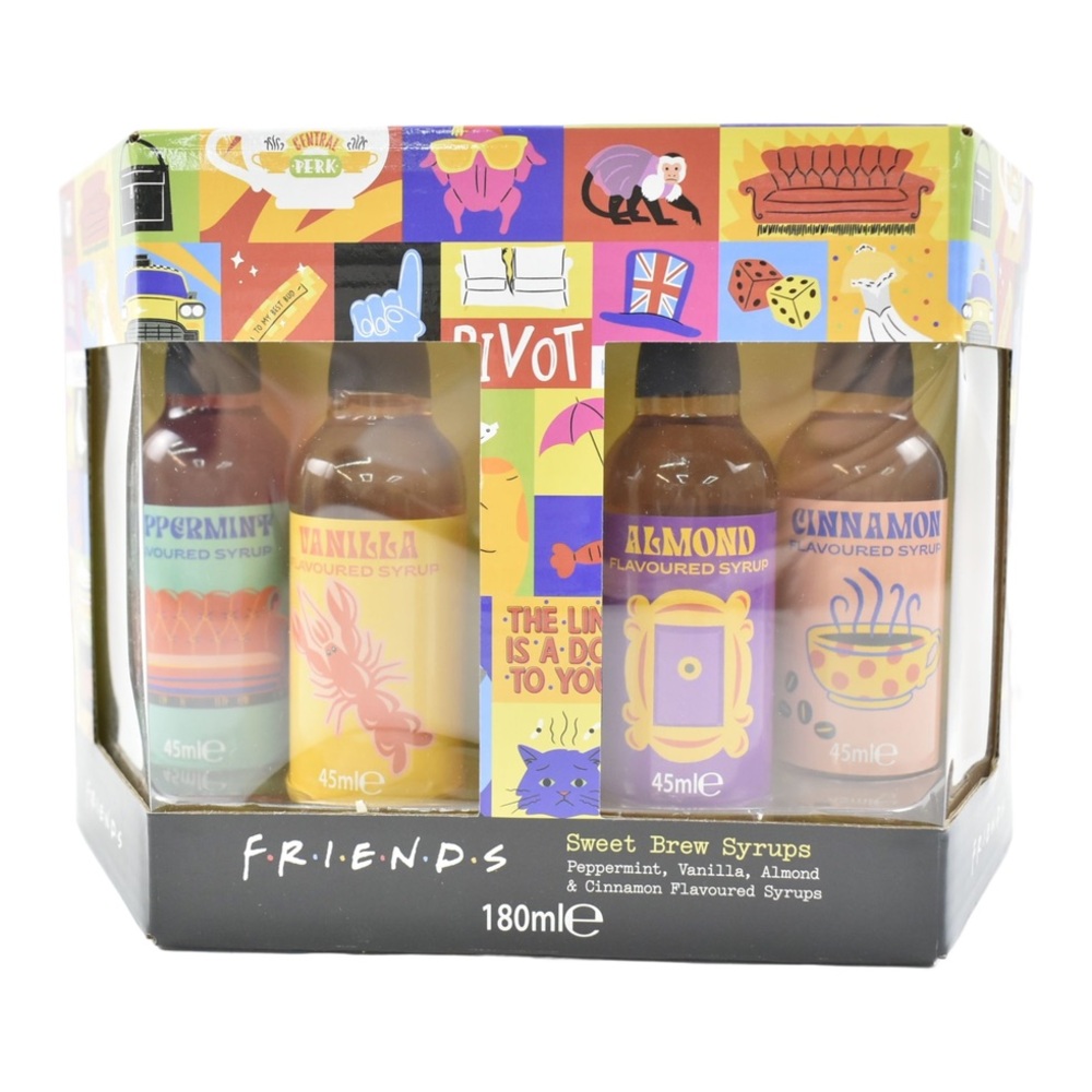 friends coffee syrup set